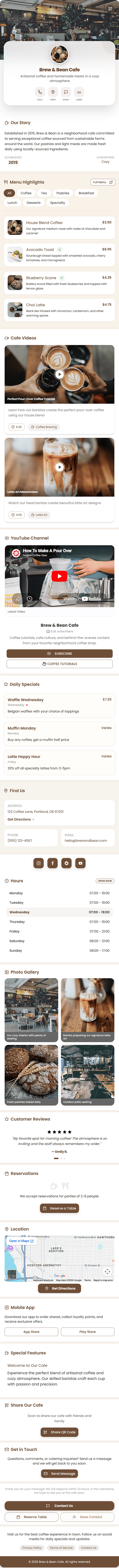 cafe template