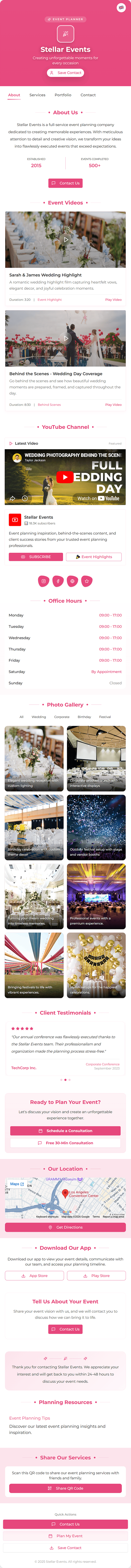eventplanner template