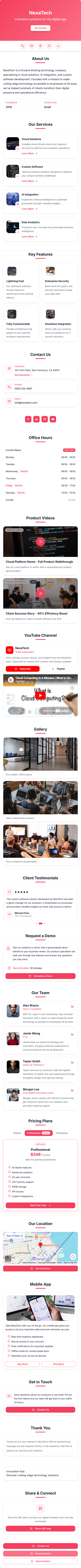 tech-startup template